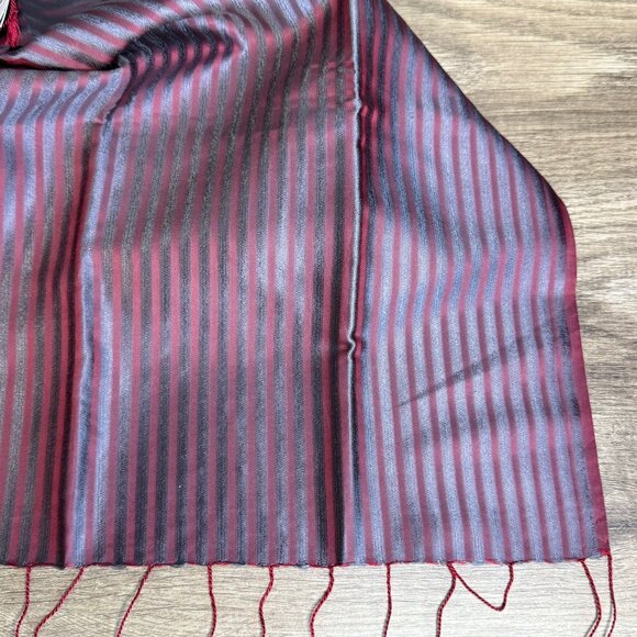 NWT Artisans Angkor Hand-Woven 100% Pure Silk Scarf Made In Cambodia ** - Picture 3 of 4